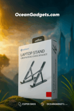 Aluminum Adjustable Laptop Stand – Multi-Angle | Portable & Durable